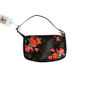 louis vuitton roses pochette bag